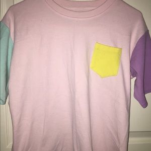 A pastel shirt